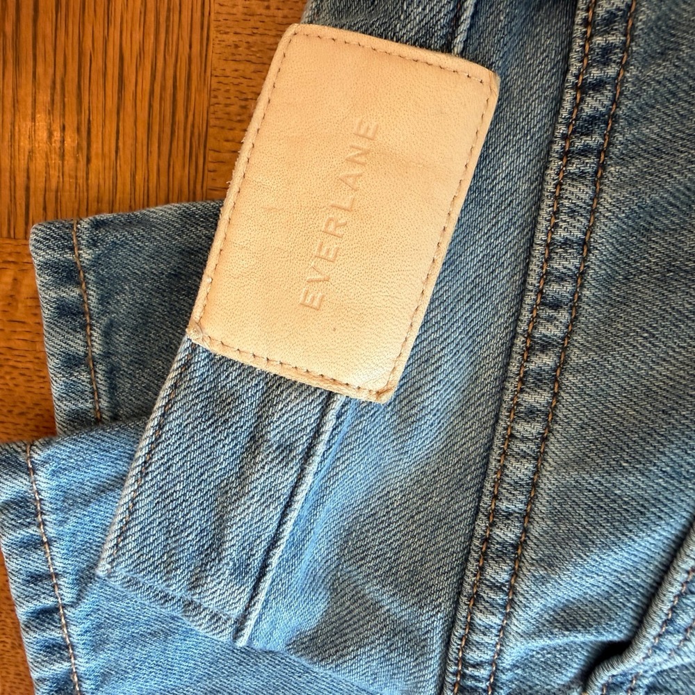 Everlane The Summer Jean Women 27 Light Wash High Rise Straight Leg Denim Cotton - Picture 5 of 14